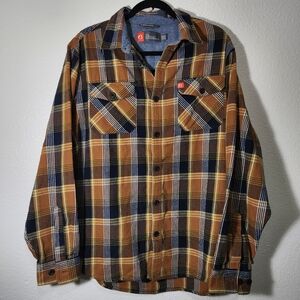 Men's Plaid Jacket - Brown and Black